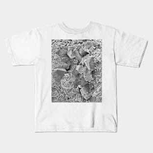 Kidney stone octahedral crystals, SEM (C036/9767) Kids T-Shirt